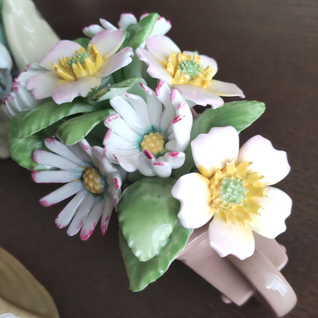 ロイヤルドルトン　花　置物　3点