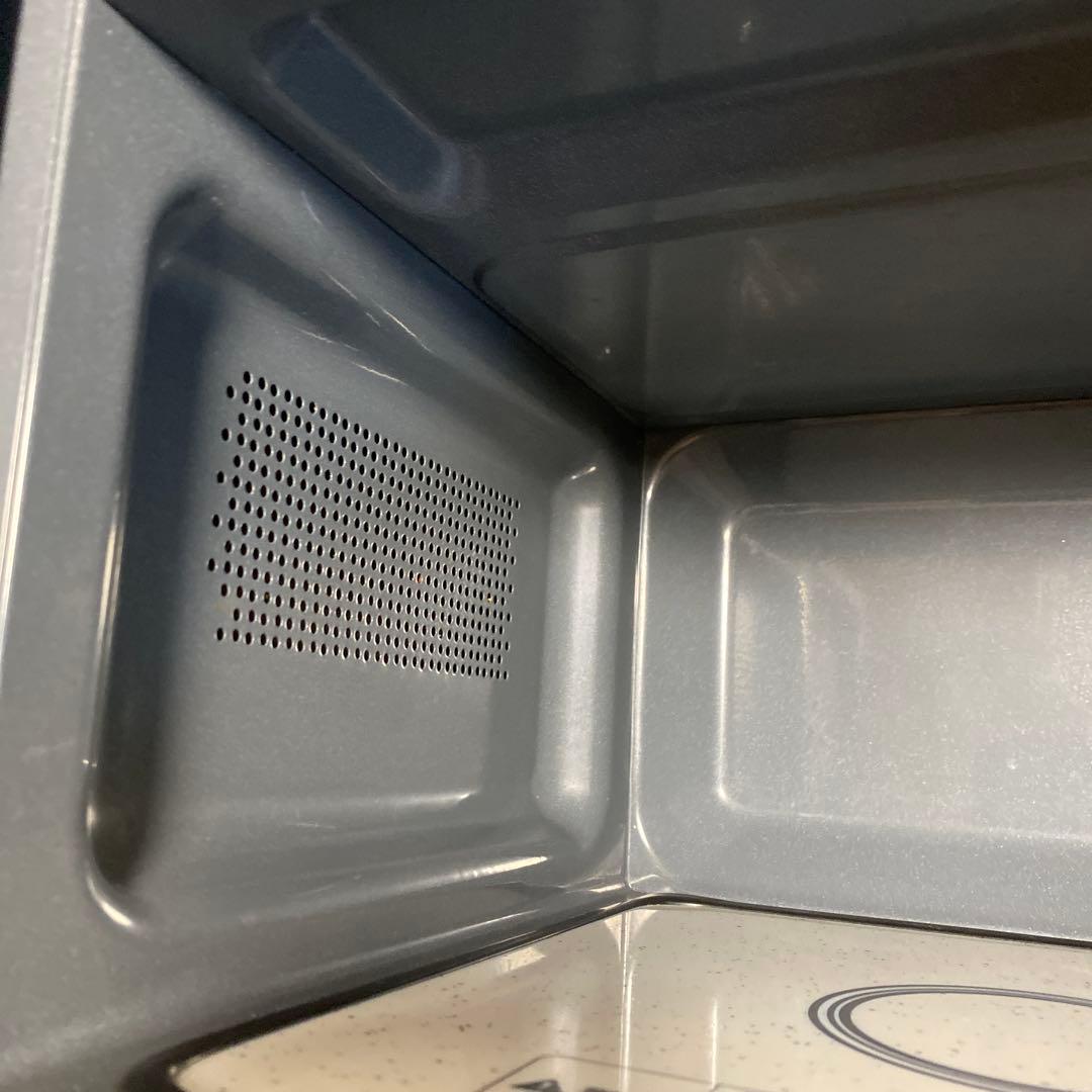 ヤマゼン 庫内フラット 18L 電子レンジ YRL-F180-B ブラック中古