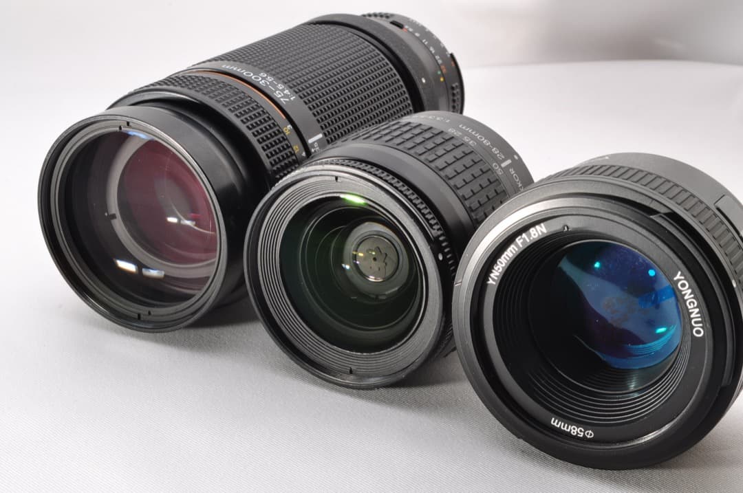 Nikon ニコン D750 単焦点＆標準＆超望遠トリプルレンズセット