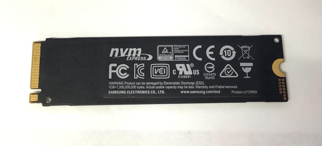 ③-WA340-SAMSUNG NVMe 1TB SSD 1点
