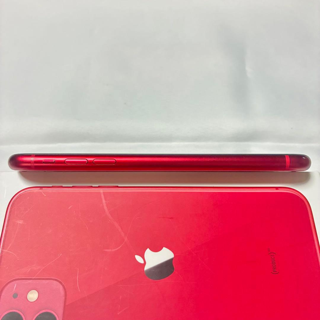 iPhone11 128GB レッド イヤフォン・ACアダプタ付き