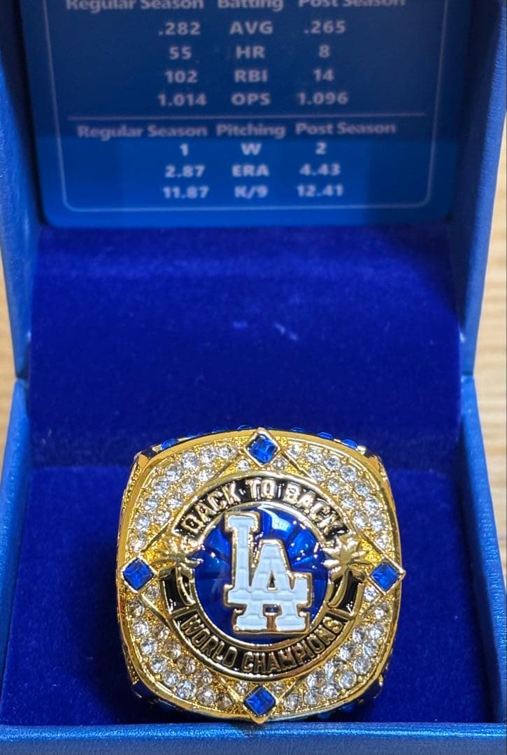 ⭐完全一点限定⭐【特別構成】大谷翔平 2025世界一リング厳選3点セット