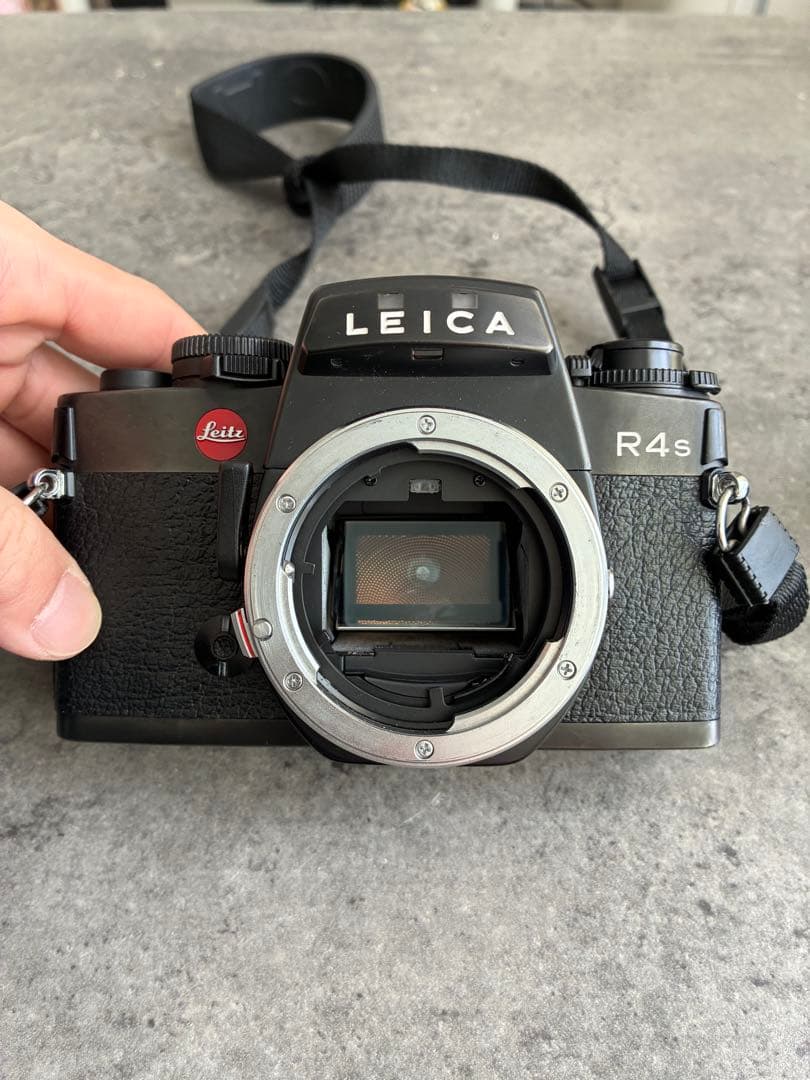 フィルムカメラ LEICA R4s + SUPER ANGULON-R20mm F4