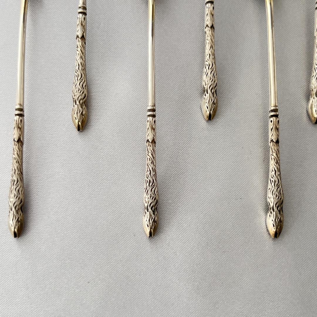 【仏蘭西】 コーヒースプーン　12本【シルバープレート】ケース