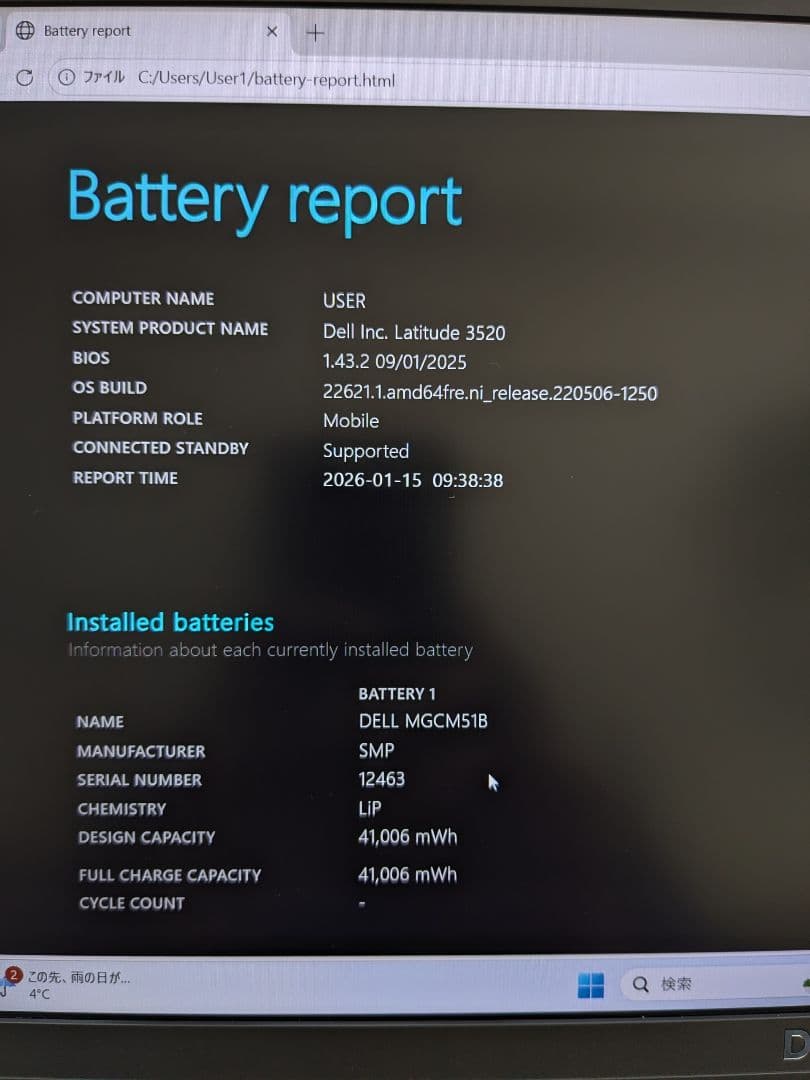 ② DELL Latitude 3520 16GB 256GB FHD