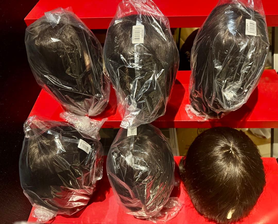 未使用　三矢　美容師実技試験用 カットウィッグ 24-12-13 6個セット