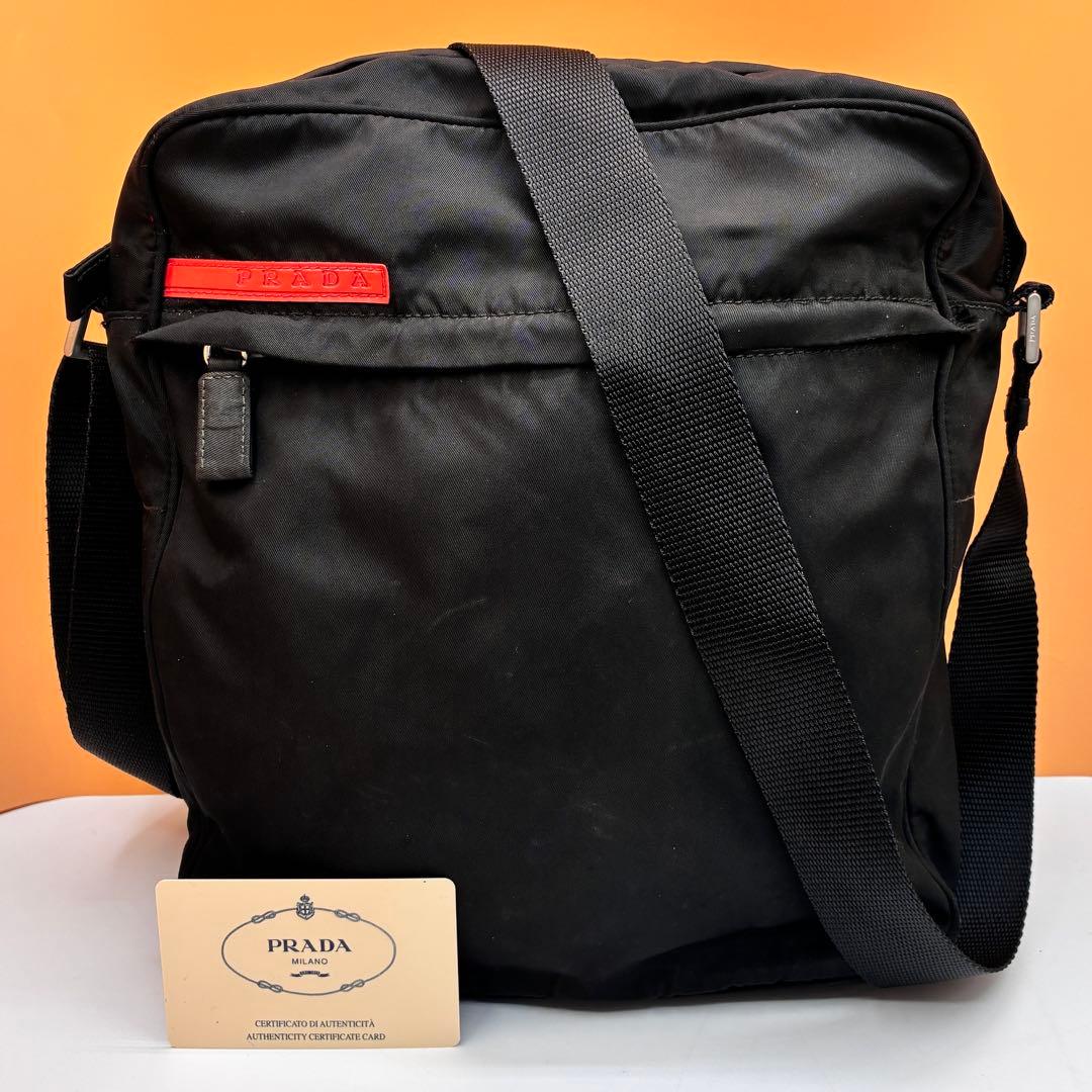 PRADA プラダ スポーツ ナイロン ショルダーバッグ メッセンジャー バッグ