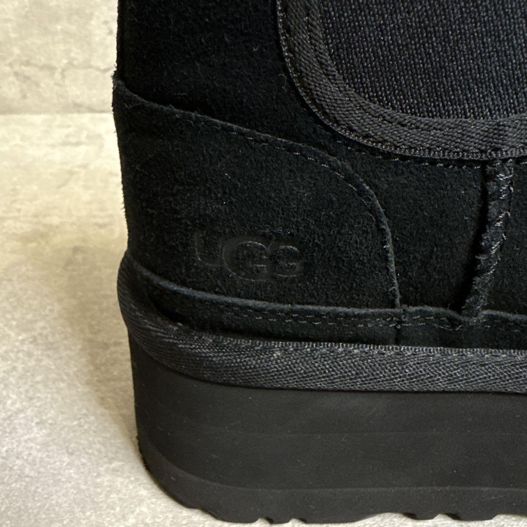 ＦUGG アグ ニューメル プラットフォーム チェルシー ブーツ 厚底 黒