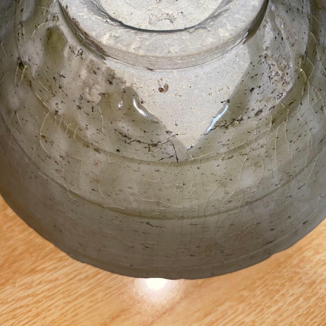 陰刻紋青磁茶碗　宋時代　耀州窯