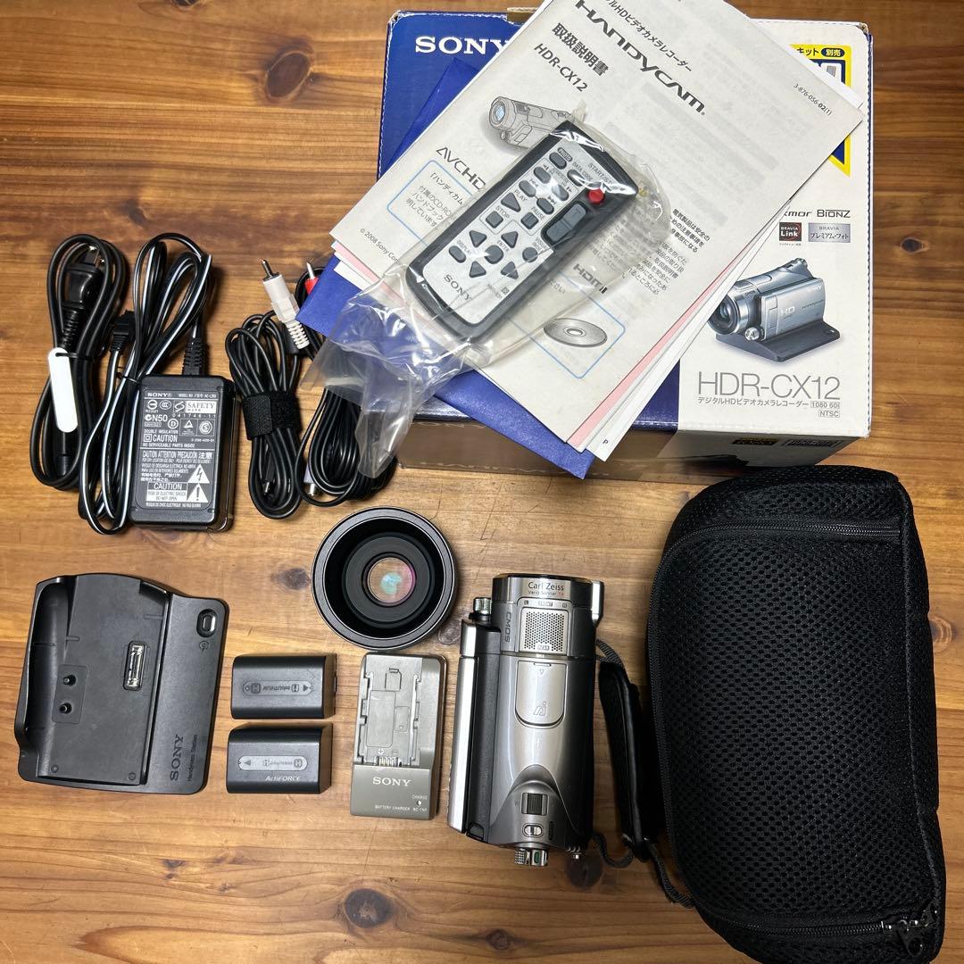 ソニーハンディカム HDR−CX12 シルバー