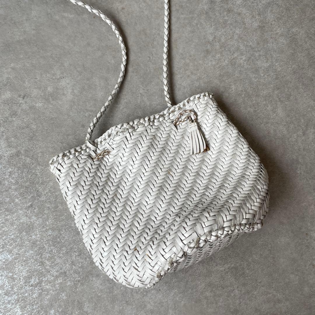 美品 dragon DIFFUSION POMPOM ショルダーバッグ 巾着