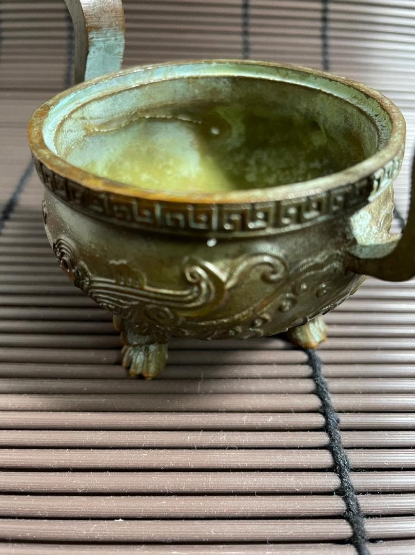 『悪魔』香炉　乾隆帝　中国美術　中国骨董　乾隆年製