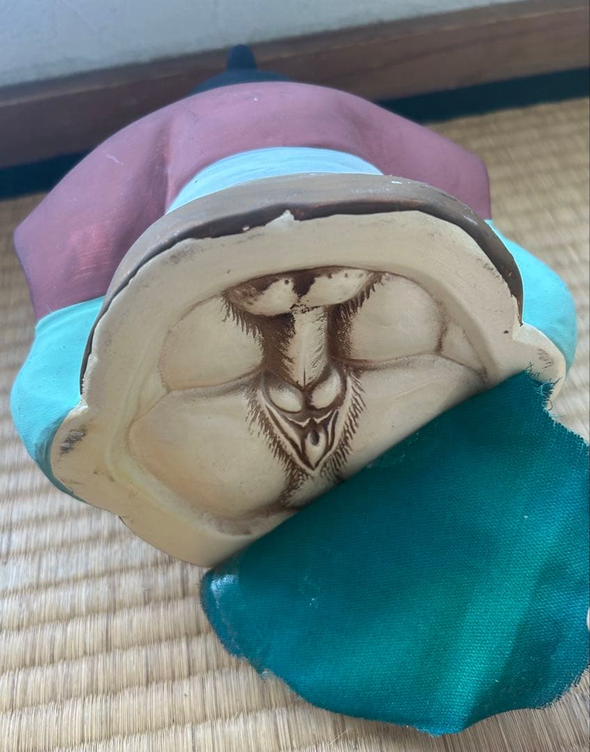 珍品　昭和レトロ　福助人形　福助　底面隠し絵　エロ　お土産