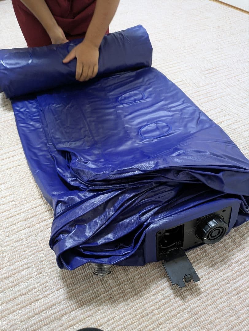 Hill Stone エアーマットレス ダブル 紫