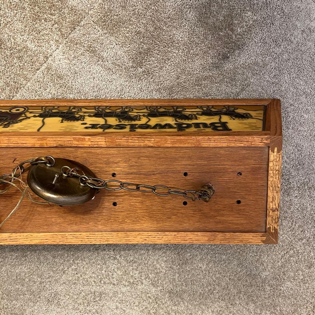 Budweiser プールバーライト ヴィンテージ ✨激レア✨馬車✨状態良好✨