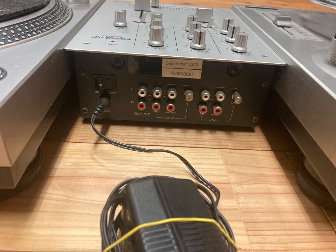 ジャンク品　SONICLINE ソニックライン　ターンテーブルミキサーセット