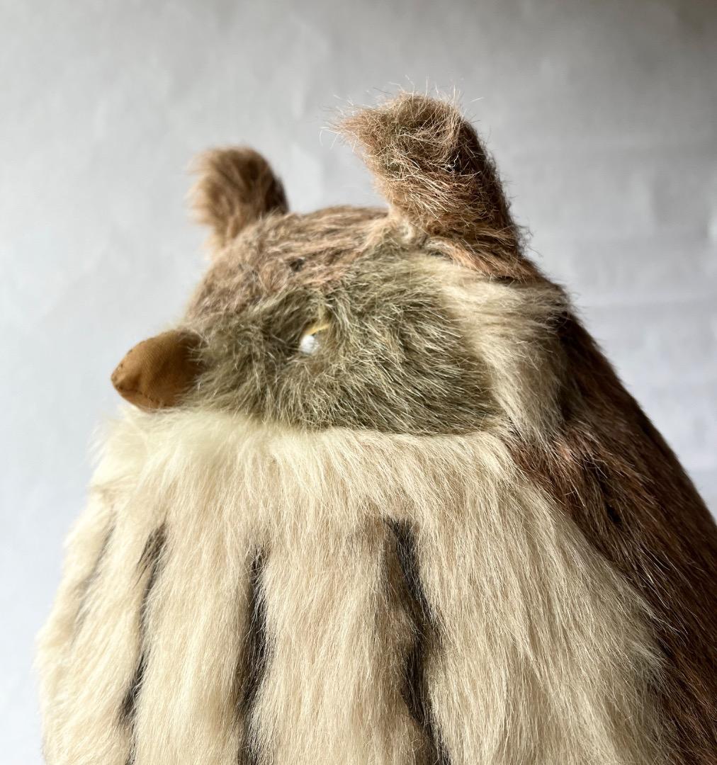 【希少】大型 | やまね工房 ミミズク ぬいぐるみ｜民芸工芸