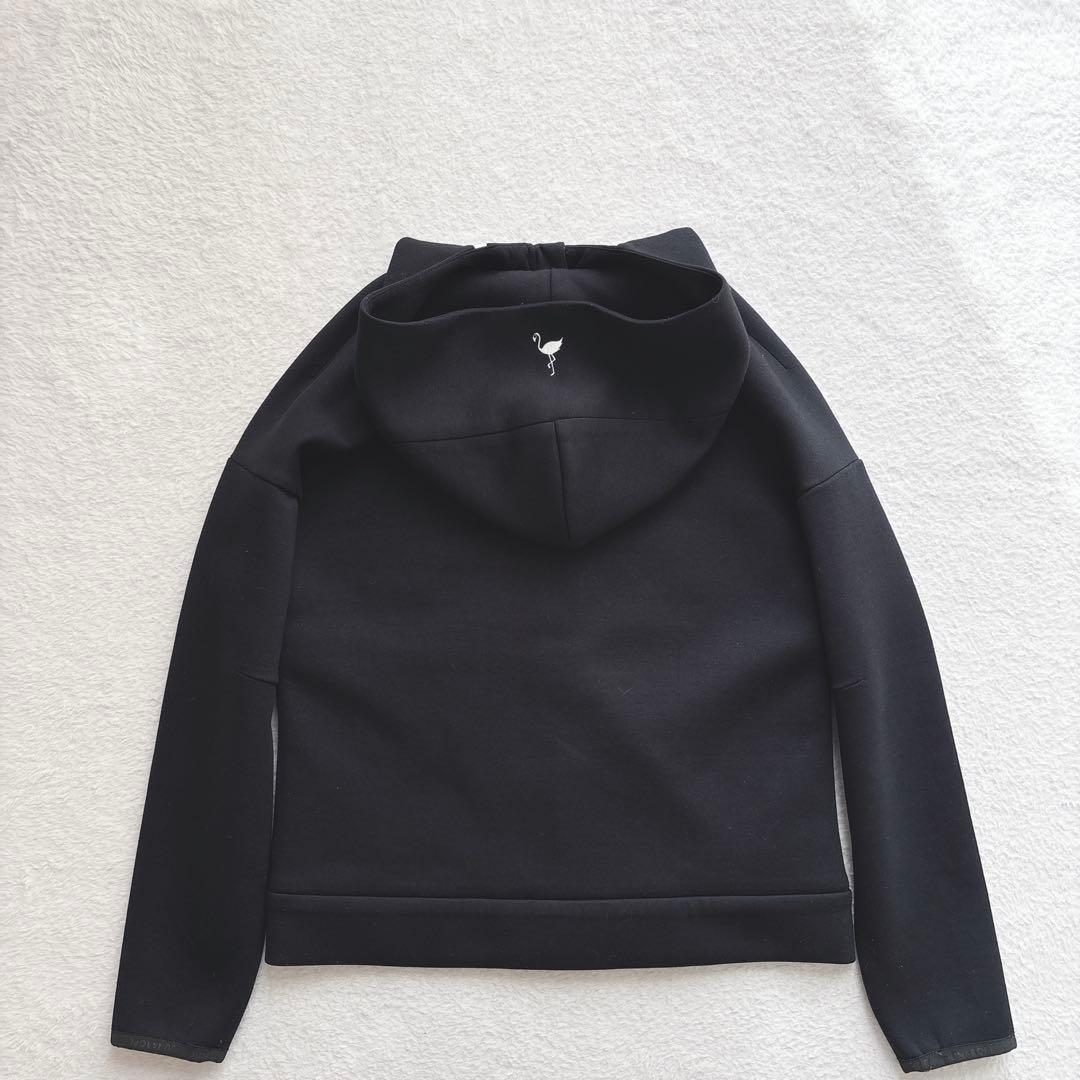 ジュン アンド ロペ エンボスロゴ フーディージップ長袖ブルゾン ゴルフウェア