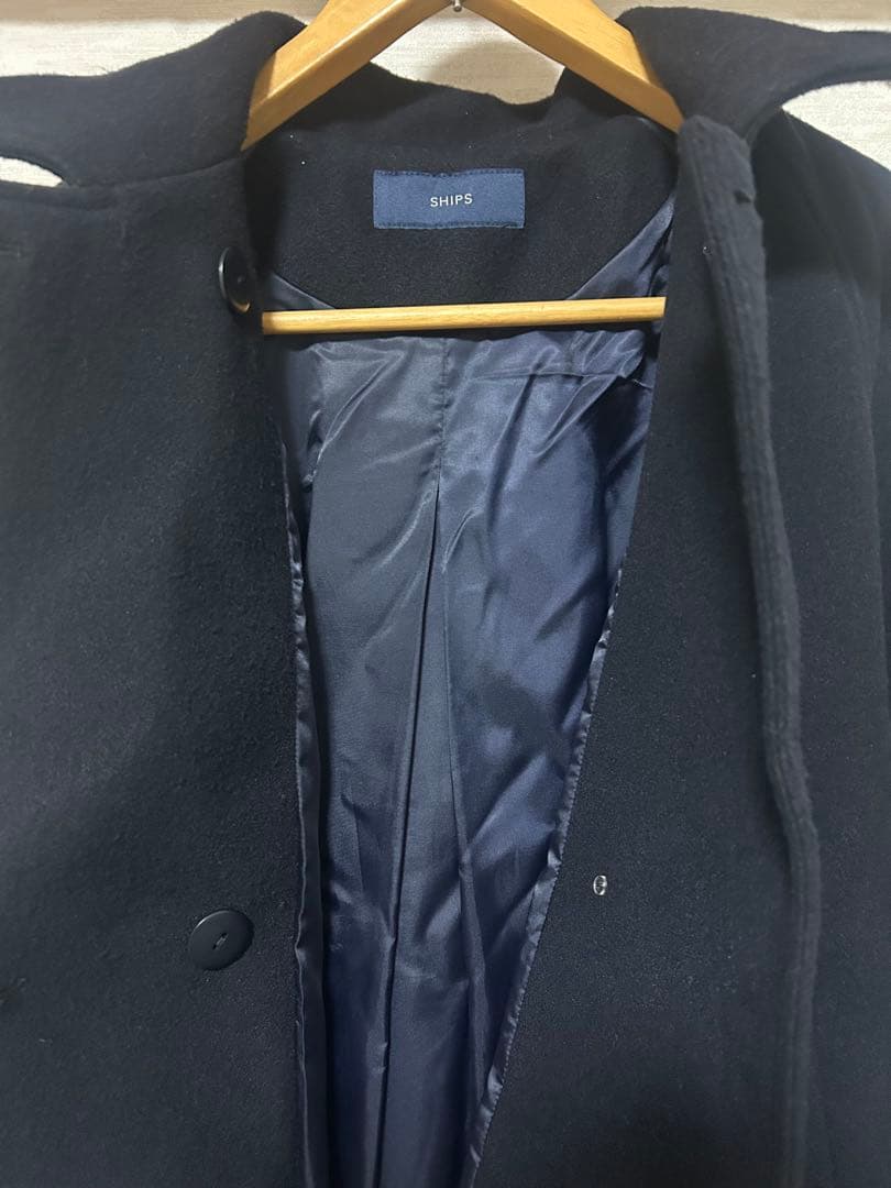 え*み様 SHIPS <手洗い可能>ウールライクジャージーメルトン 2WAY P