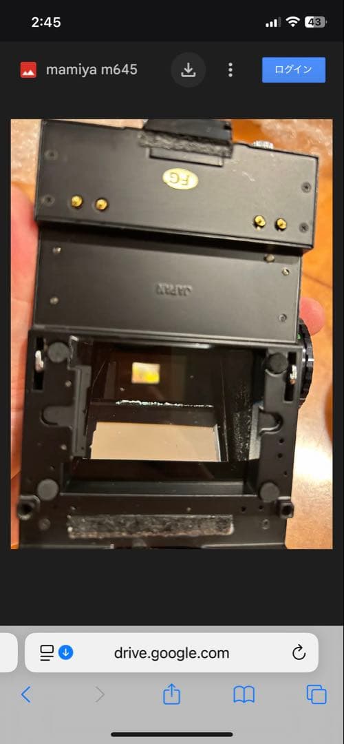 進さん専用　【ジャンク】MAMIYA M645SEKOR C 80mm巻き上げ