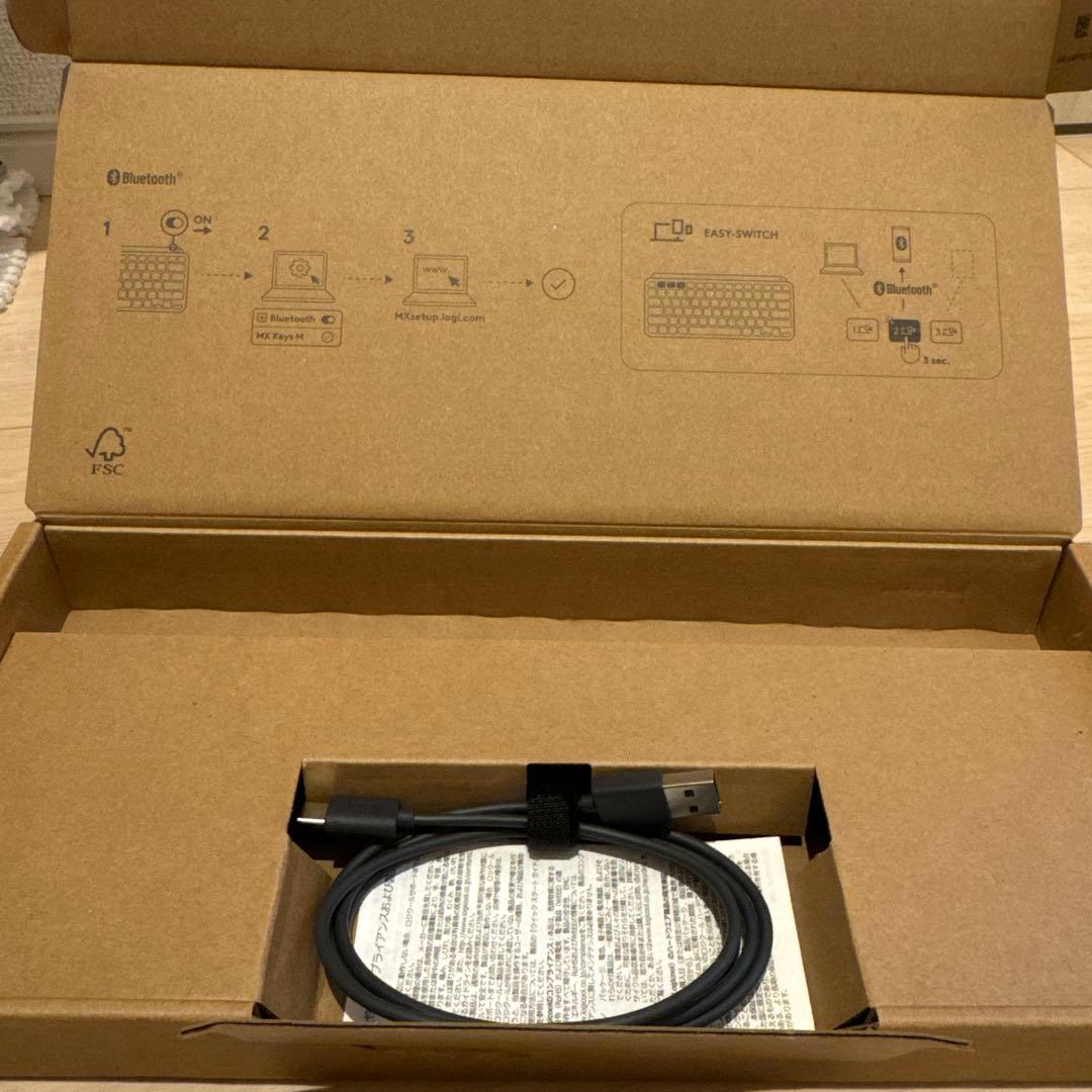 こ*こ様 【美品】ロジクール MX KEYS MINI ホワイト 日本語配列