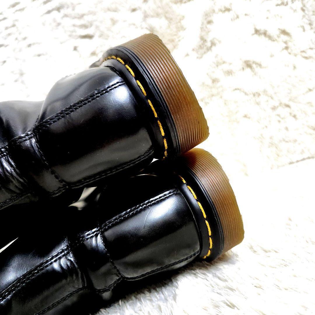 と*ら様 希少　ドクターマーチン　本革　10ホール　ブーツ　黒　UK10　29.