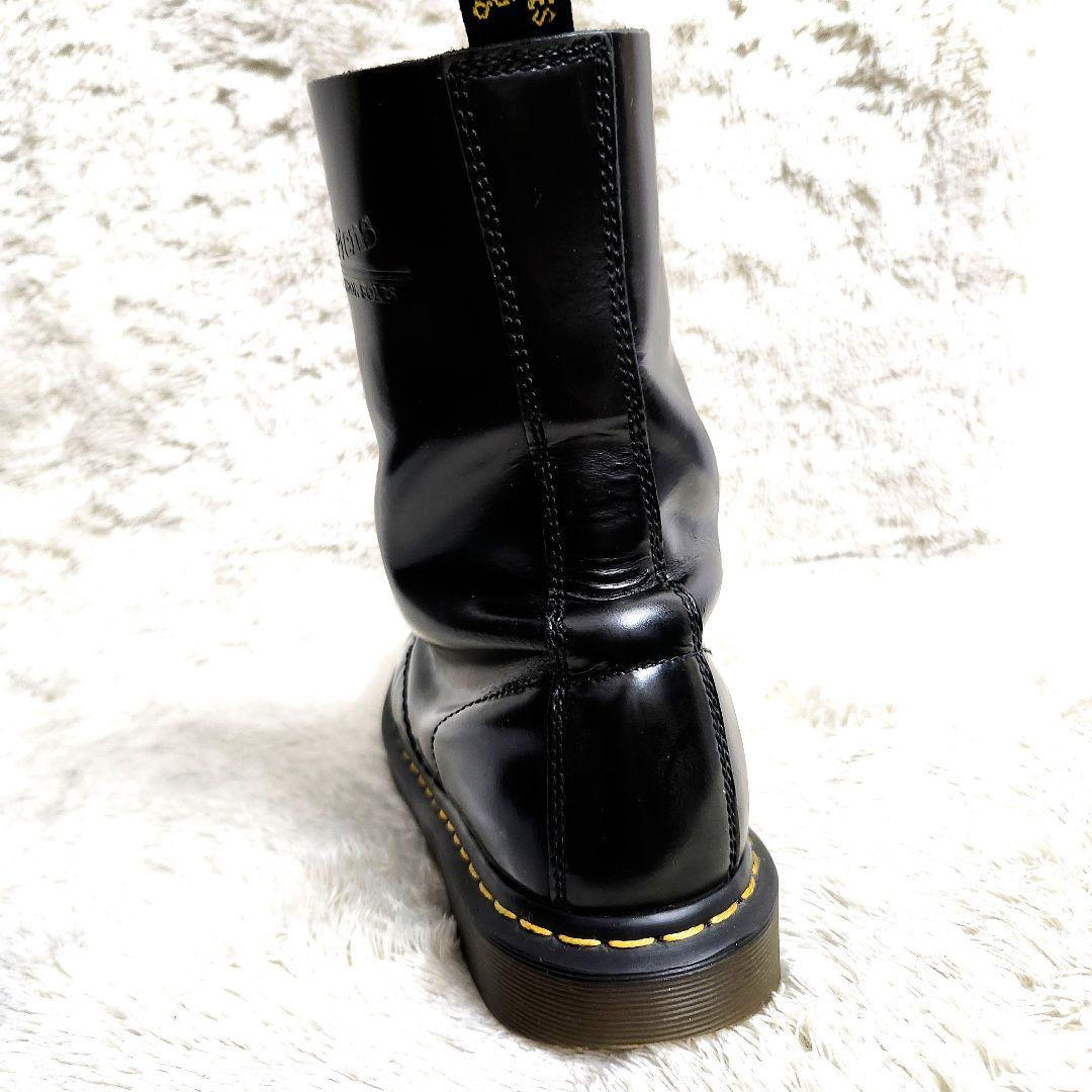 と*ら様 希少　ドクターマーチン　本革　10ホール　ブーツ　黒　UK10　29.