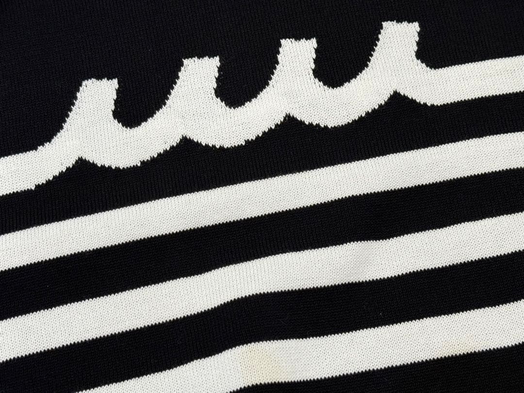 【新品】ムータマリン　ゴルフ　ニット　プルオーバー　黒　メンズ　XL