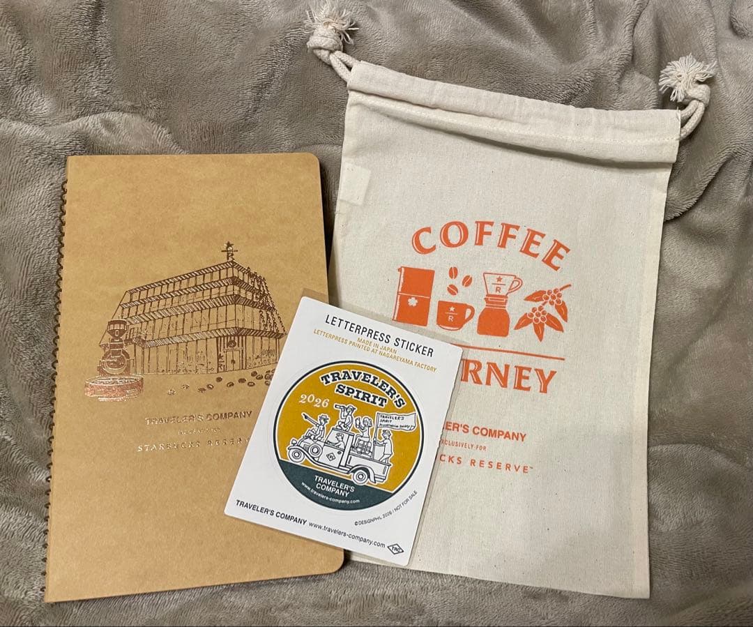 スターバックス リザーブロースタリー トラベラーズカンパニー ノートバイキング