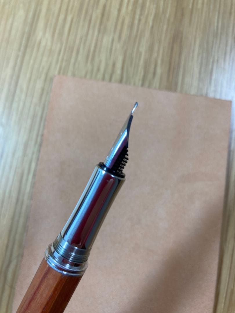 カランダッシュ　バリアス　万年筆　メットウッド