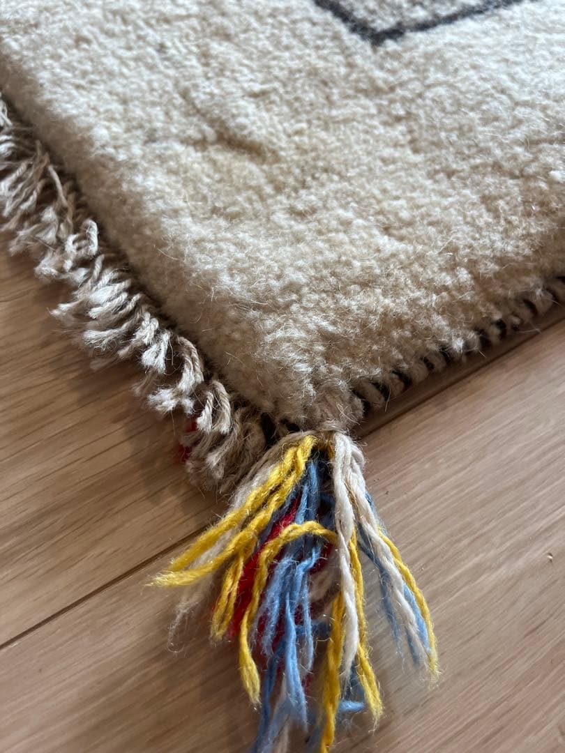 【専用】手織りギャッベ　美品！ 約200cm×150cm