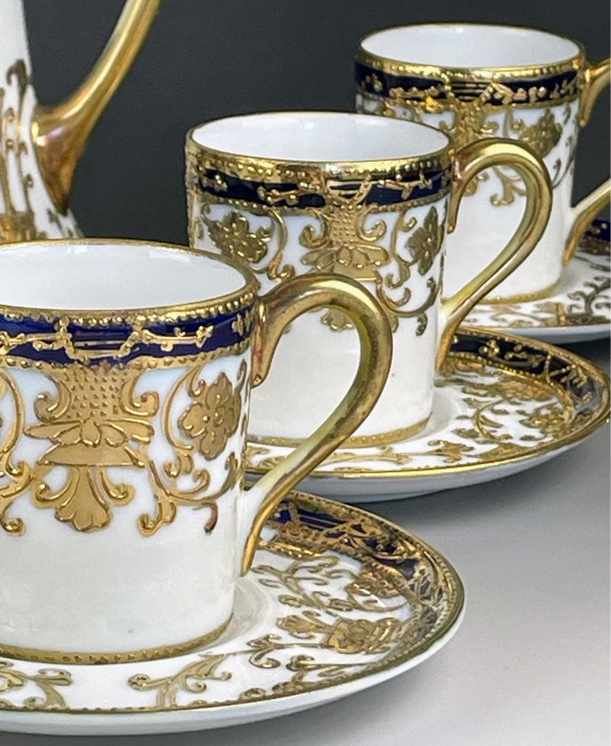 【専用】オールノリタケ デミタスセット ティーポット カップ ソーサー2客セット