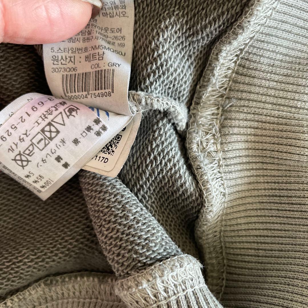 新品　THE NORTH FACE ワンポイント ロゴ刺繍 オーバースウェット