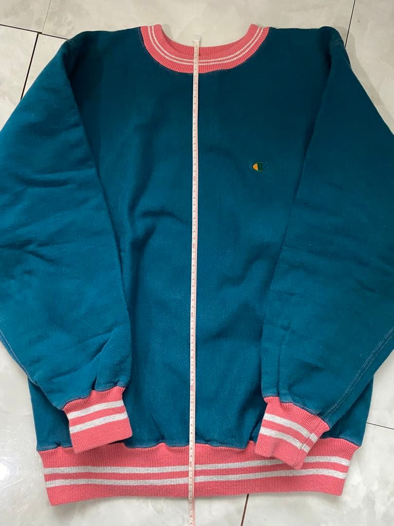 Champion reverse weave 90s リブライン スウェット