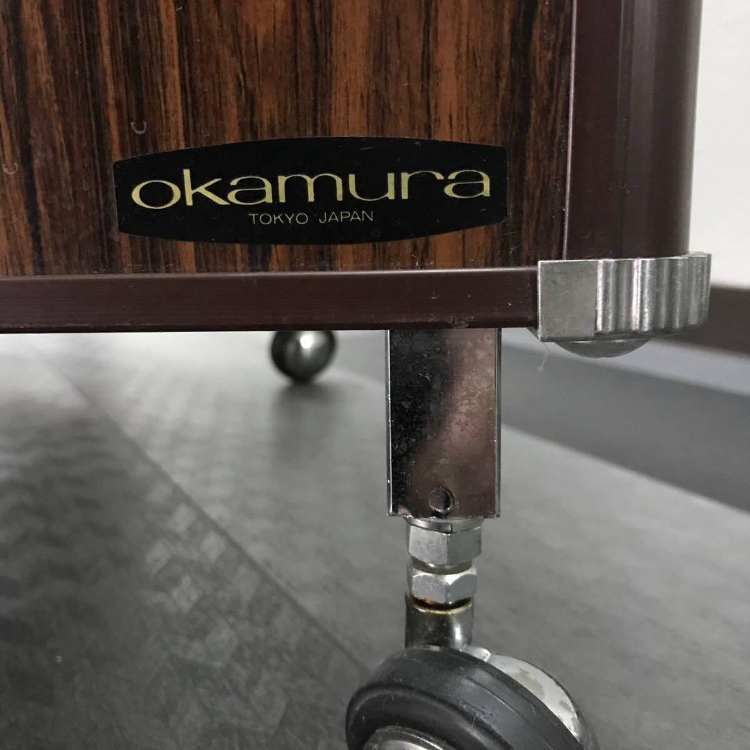 オカムラ OKAMURA 折りたたみパーテーション キャスター 可動