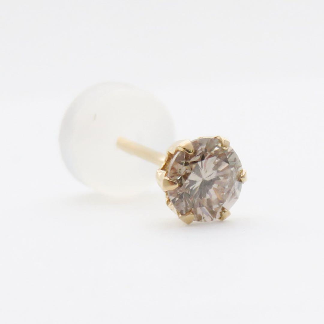 s*o様 【本物保証！】K10YG 天然ダイヤモンド0.216ct ピアス　10