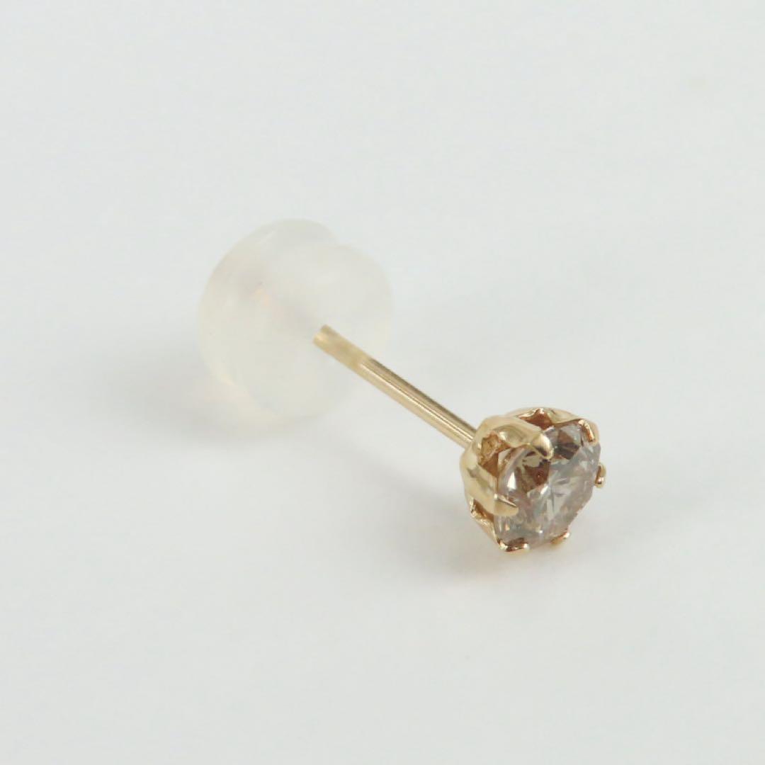 s*o様 【本物保証！】K10YG 天然ダイヤモンド0.216ct ピアス　10