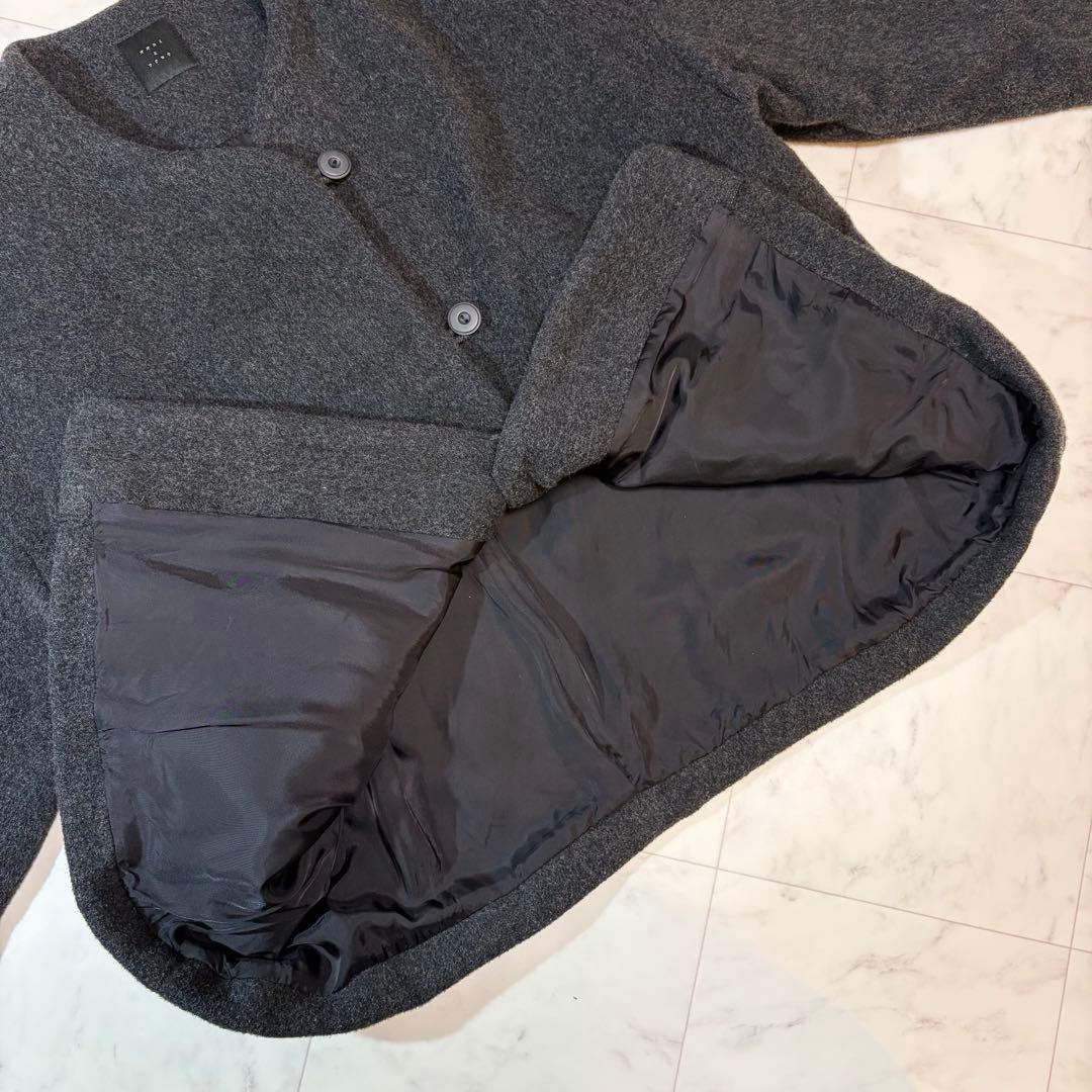 美品✨ オオカミとフクロウ オオカミとシロクマのヴィーカ コート ノーカラー