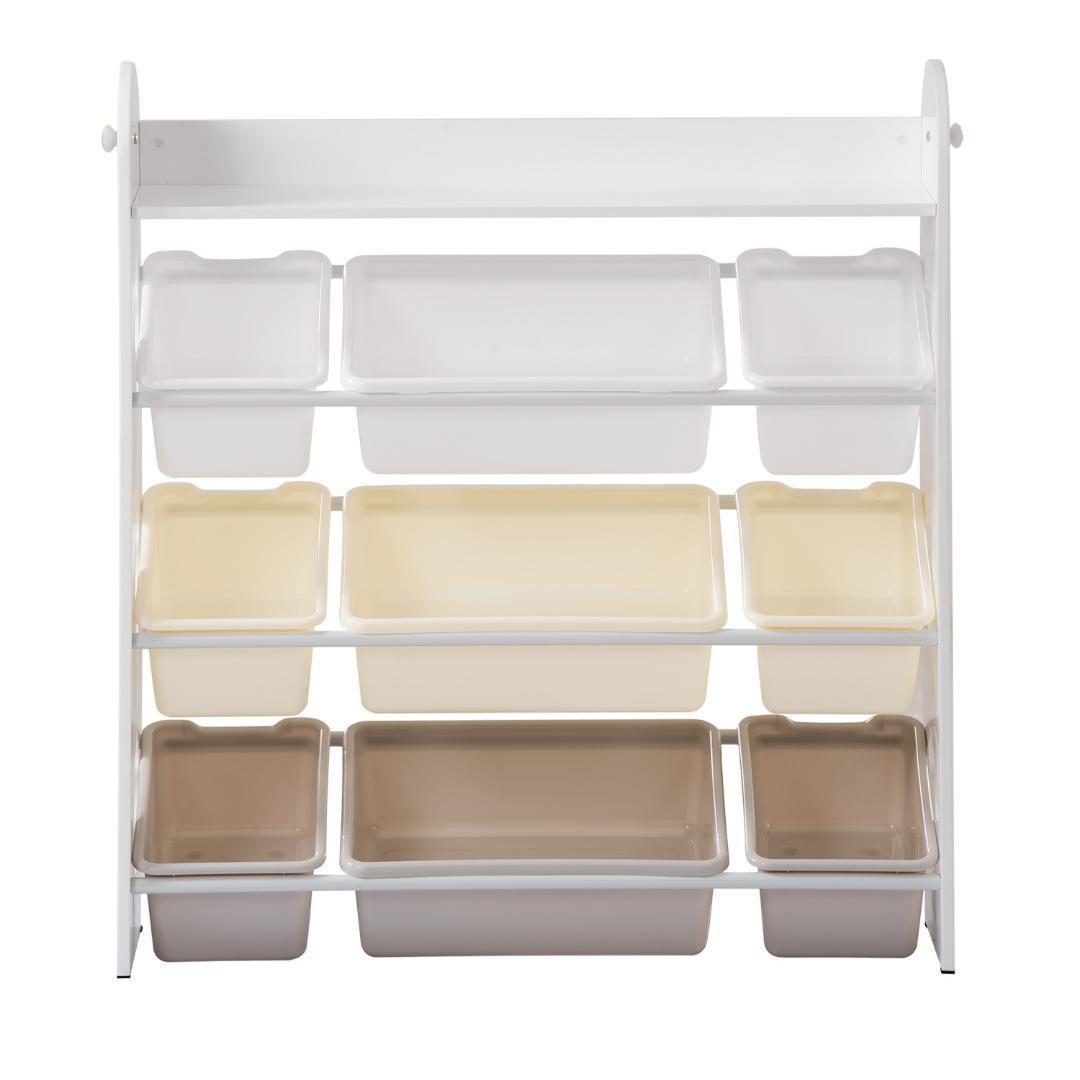 オモチャ収納 ラック おもちゃ箱 おしゃれ ワイドタイプ 大容量 組立カンタン