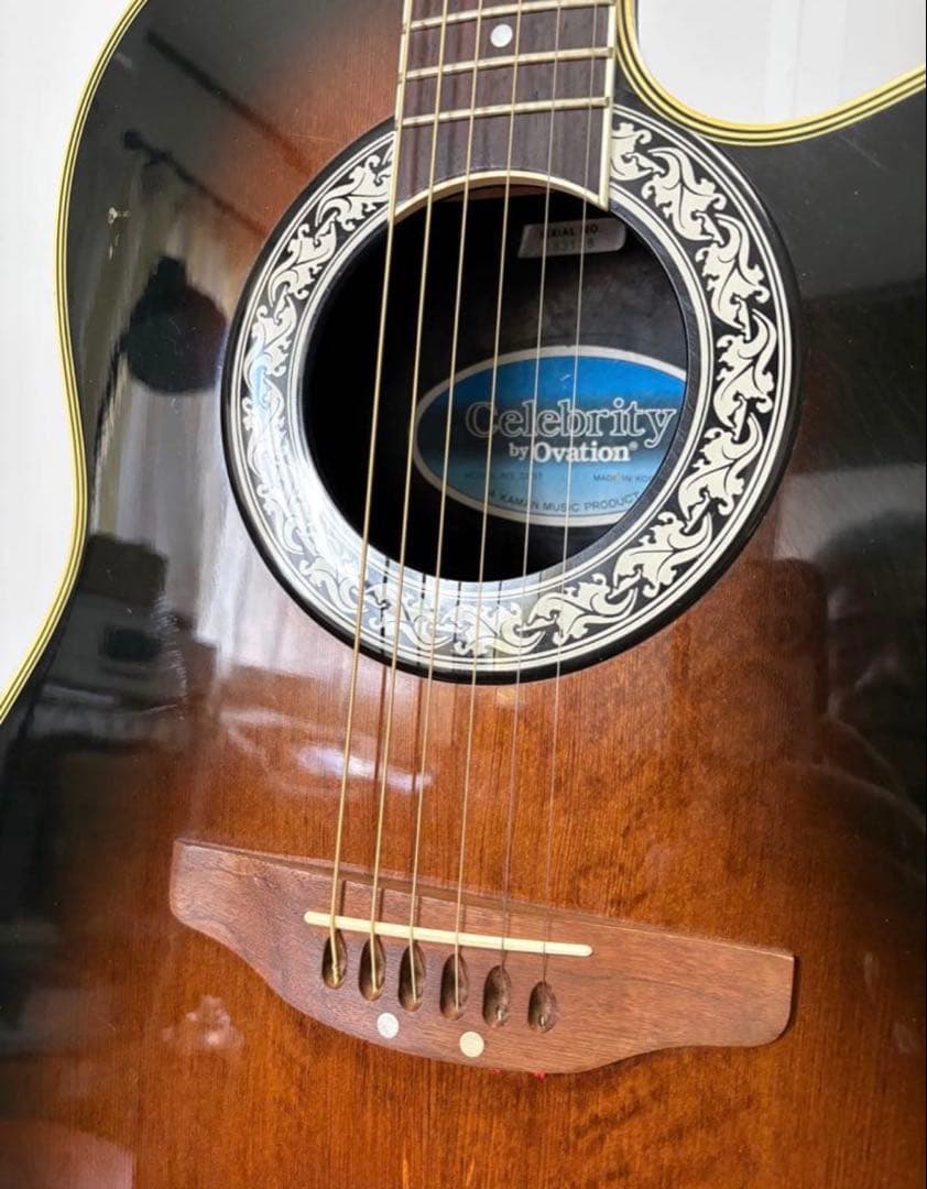 良好！Celebrity by Ovation CC57 エレアコギター　格安で