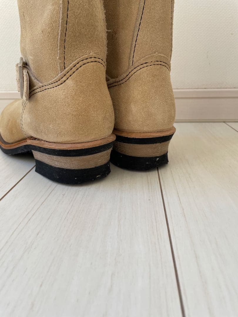 2008年 USA製 レッドウイング スエード エンジニアブーツ 8268