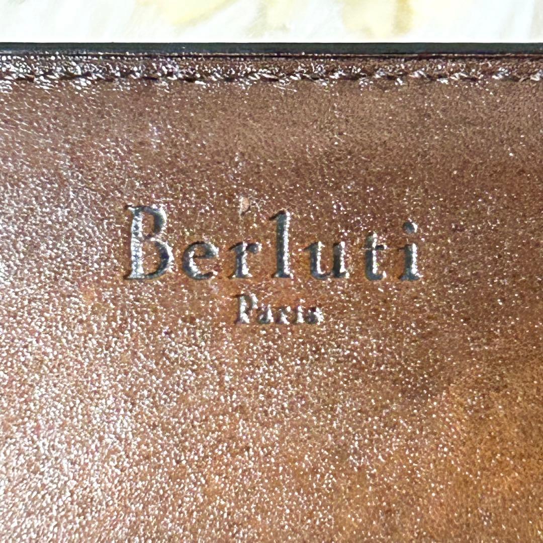 【美品】ベルルッティ カリグラフィ ベネチアンレザー カードケース 名刺入れ