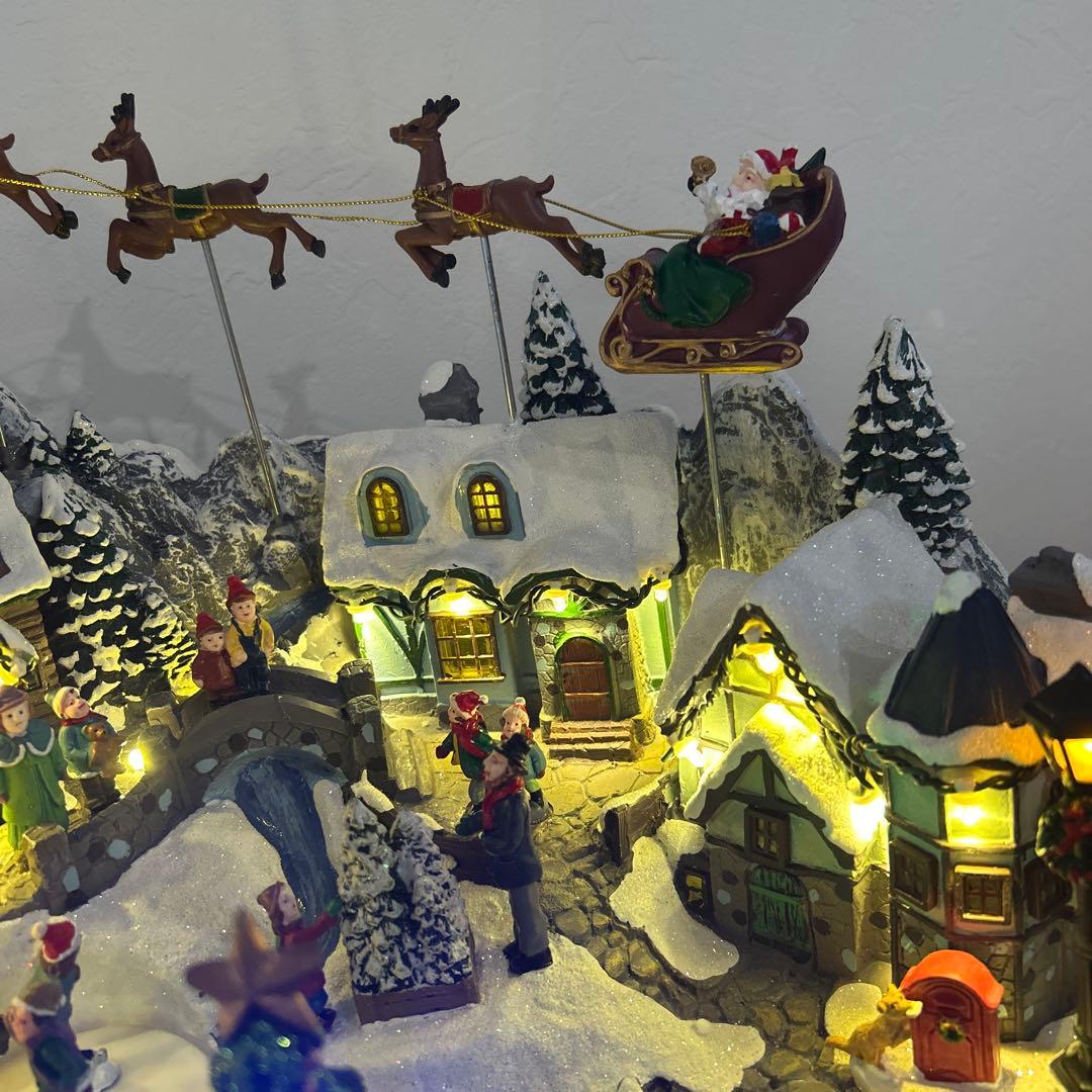 クリスマスビレッジ LEDライト付き