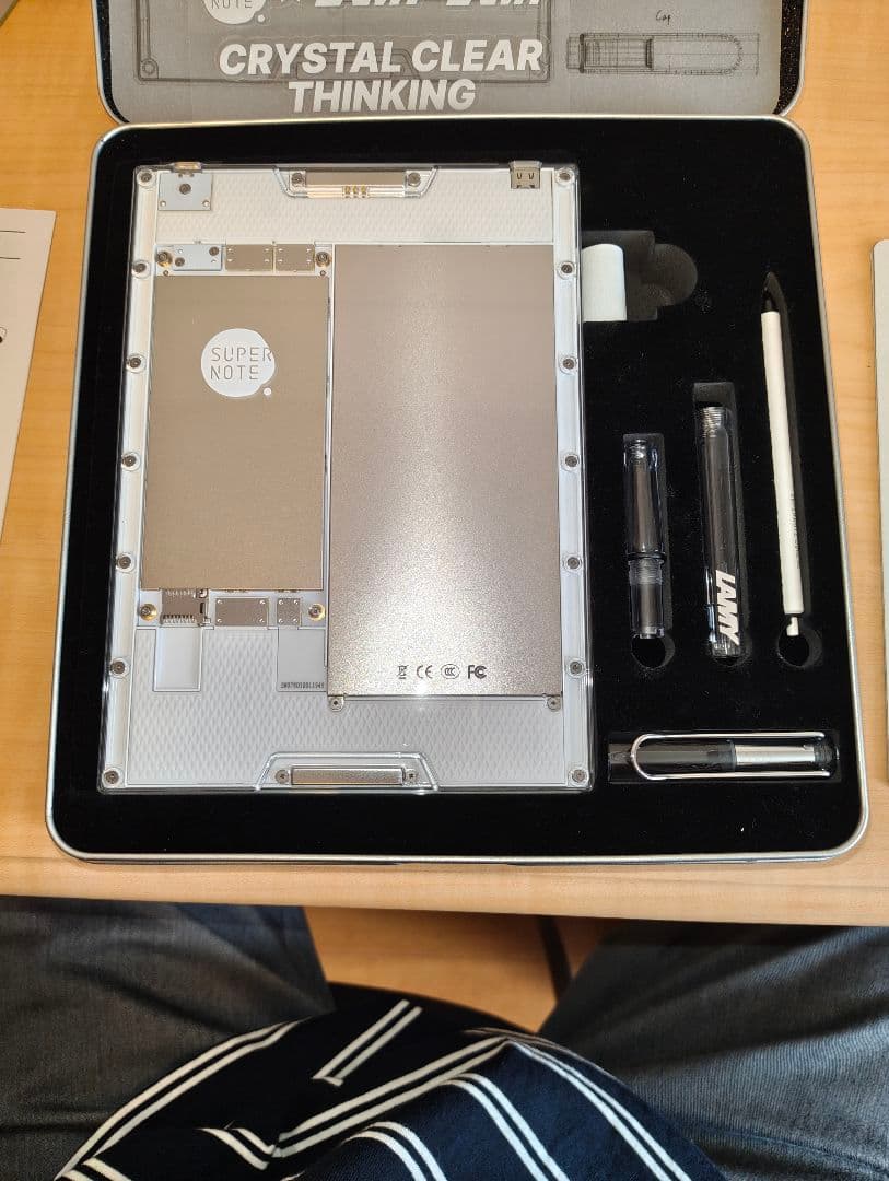 Supernote × LAMY CRYSTAL CLEAR THINKING