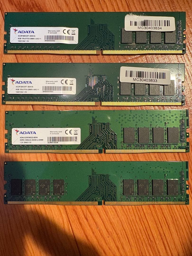 W*D様 DDR4 32GB(8GBx4)