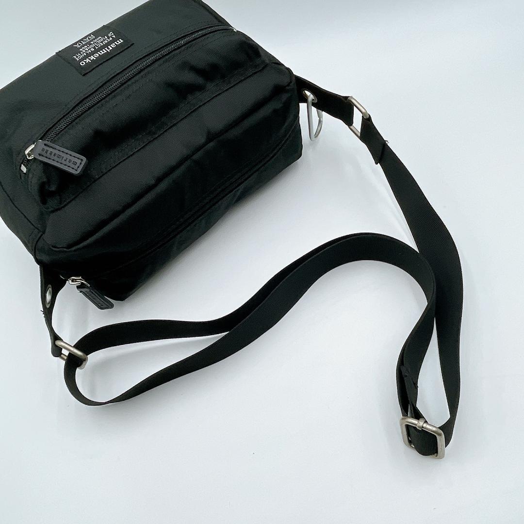 美品 マリメッコ MY THINGS ショルダーバッグ ブラック f456