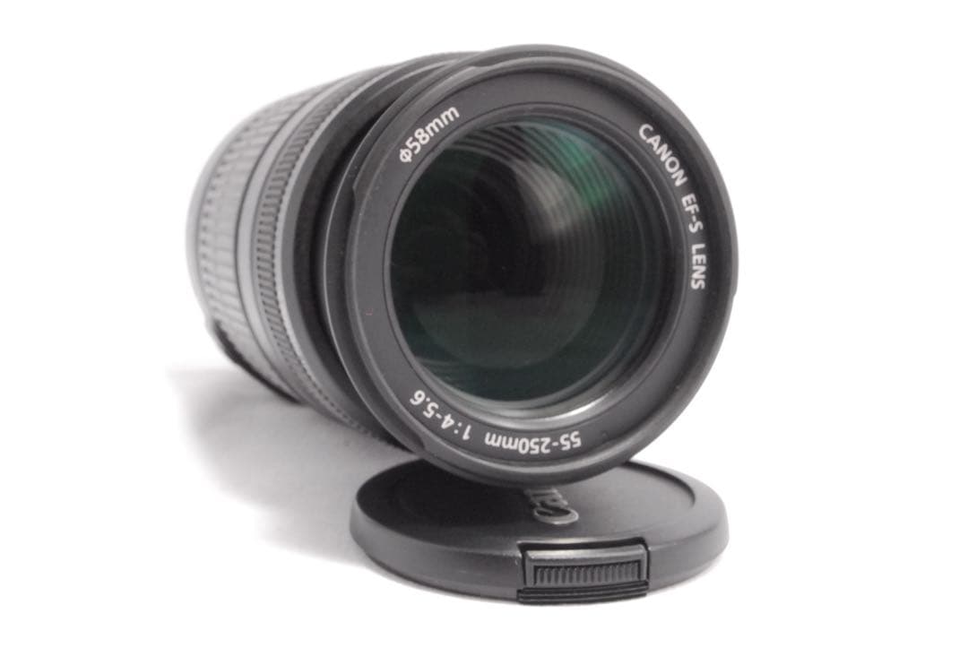 美品✨イベントに✨Canon EF-S 55-250mm IS 望遠レンズ