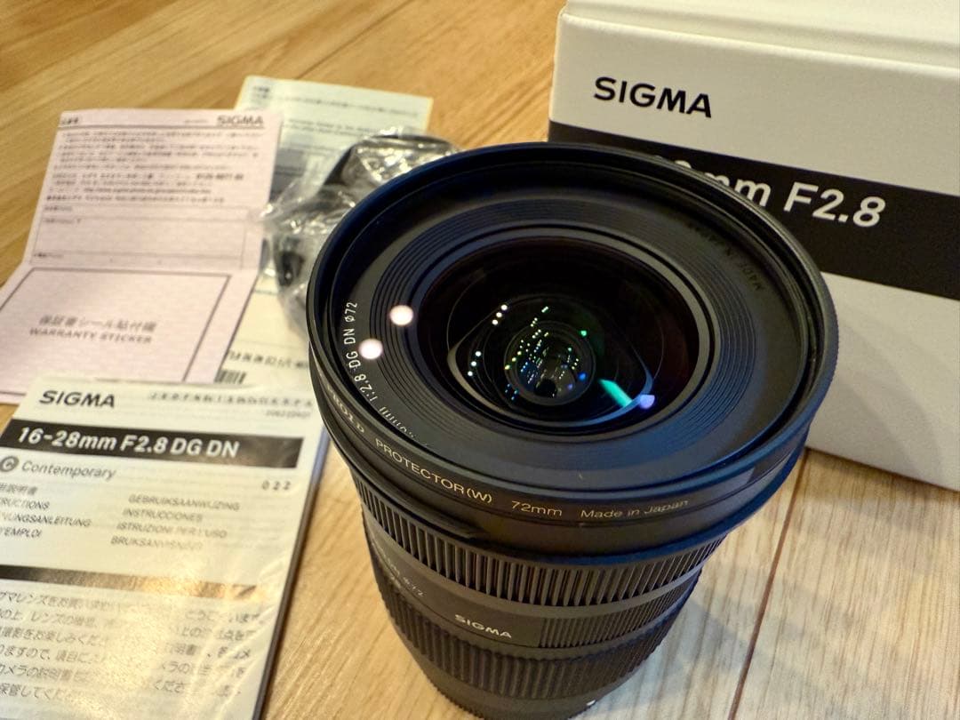 SIGMA 16-28mm F2.8 DG DN ズームレンズ Lマウント