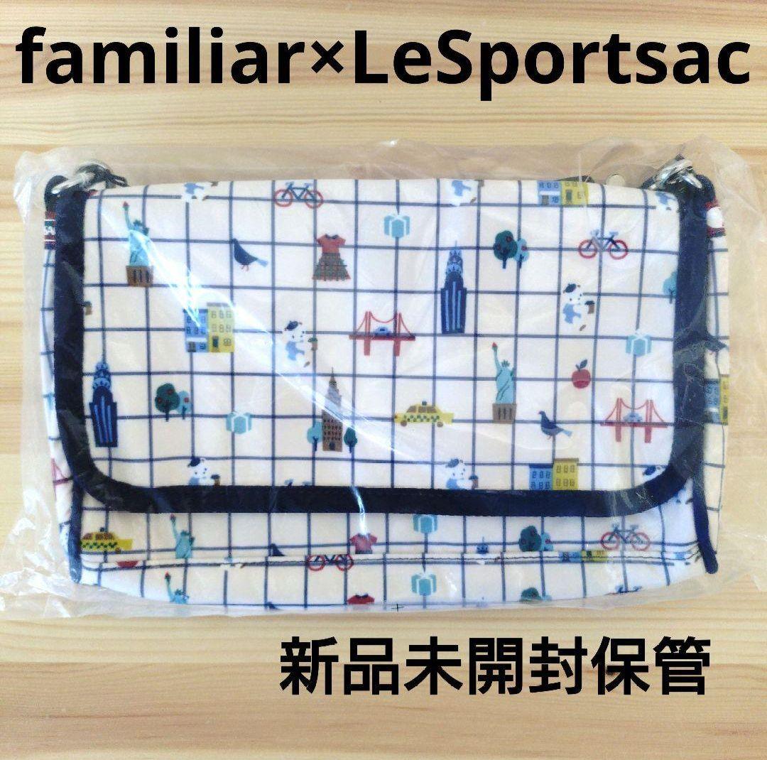 【新品未使用タグ付】ファミリア レスポートサック コラボ ウォレットショルダー