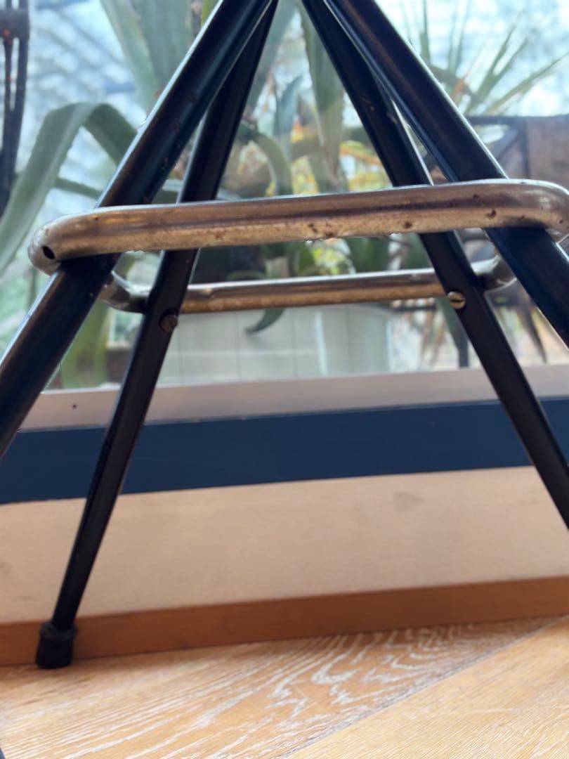 ◇1960s mid century◇ Joal社 オレンジ スツール ①